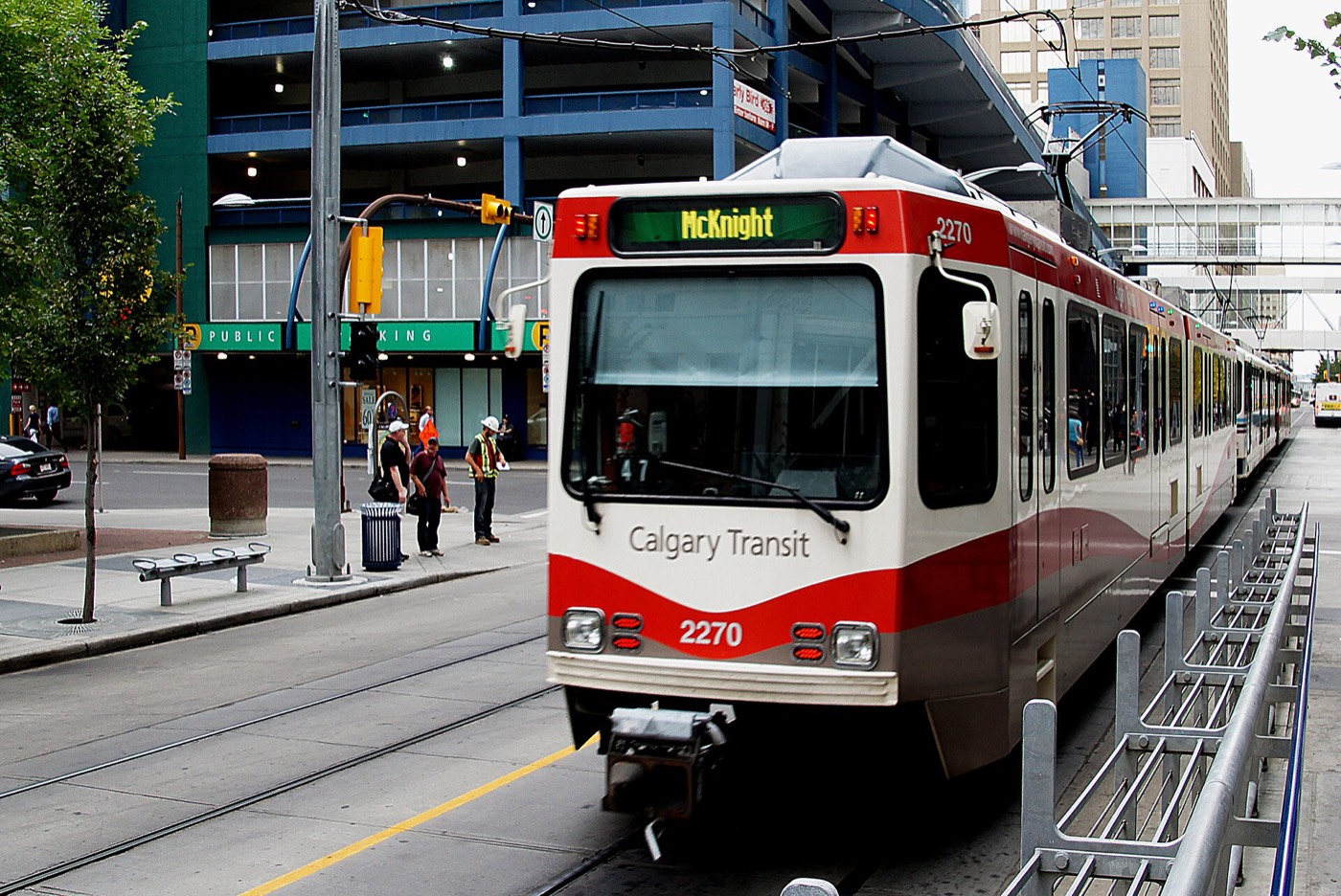 A Calgary CTrain