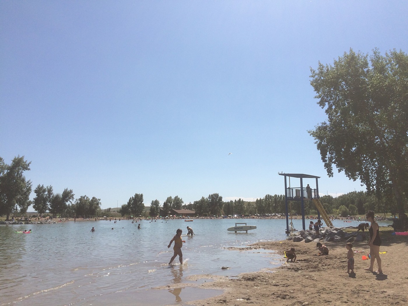 Sikome Lake, south end — Lakes, Calgary area