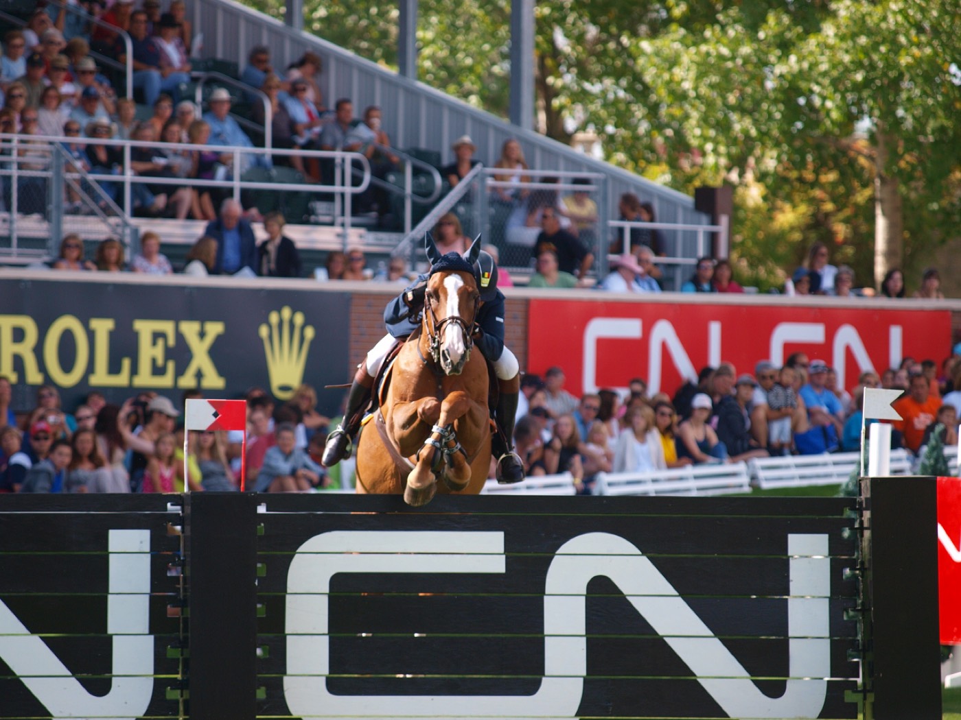 Show jumping at Spruce Meadows